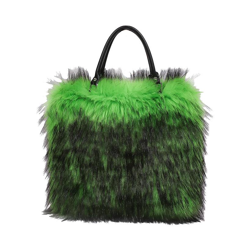 Interior Design Warm - Faux Fur Shoulder Bag Winter Fluffy