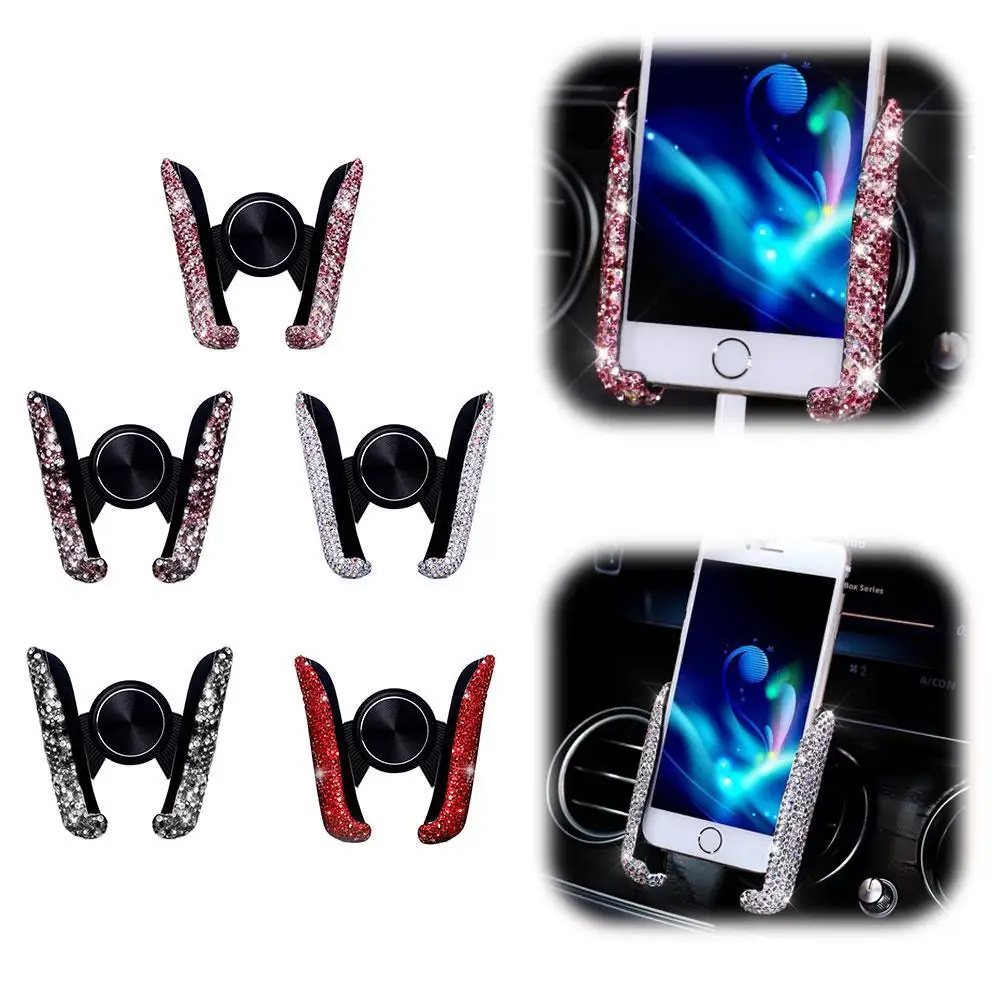 Interior Design Texture - NEW Car Phone Holder Diamond Crystal