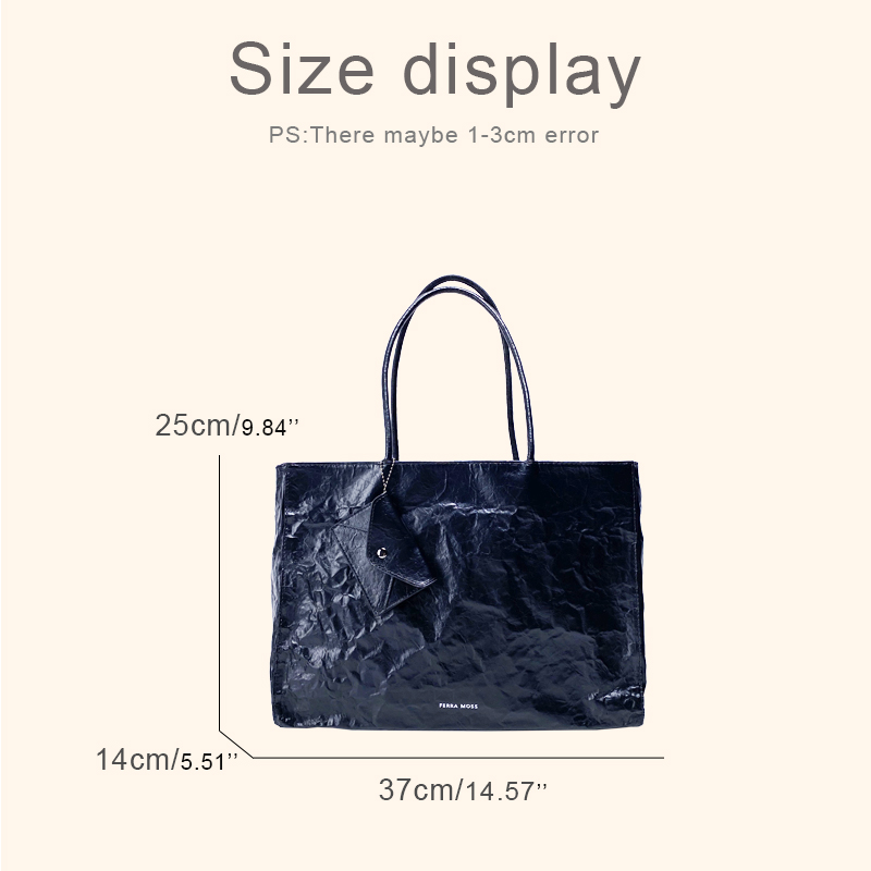 Korean Casual Kraft Paper Tote - Interior Design Paper 评论和价格