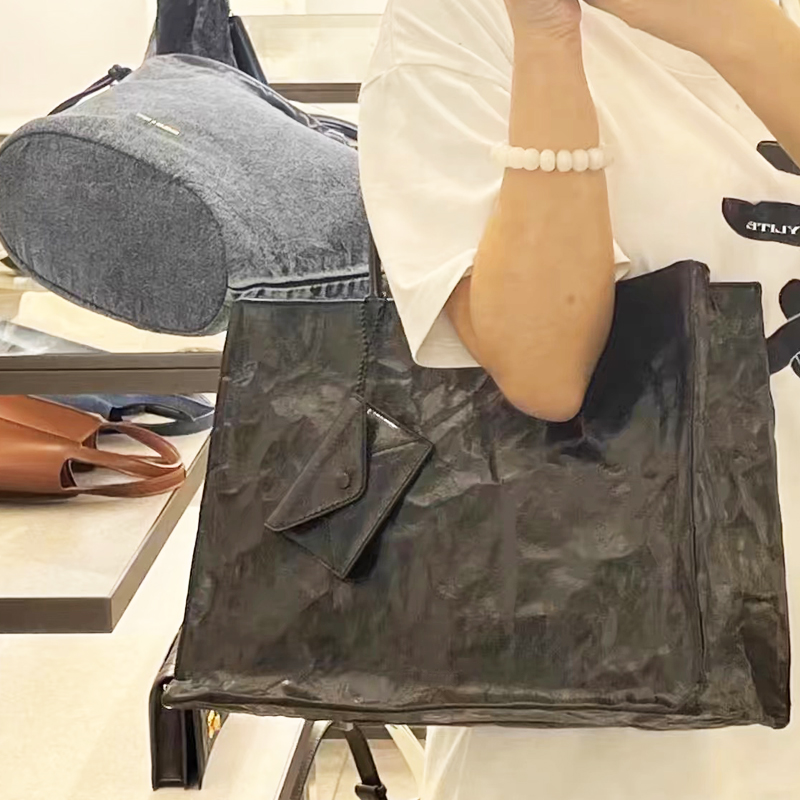Korean Casual Kraft Paper Tote - Interior Design Paper 评论和价格
