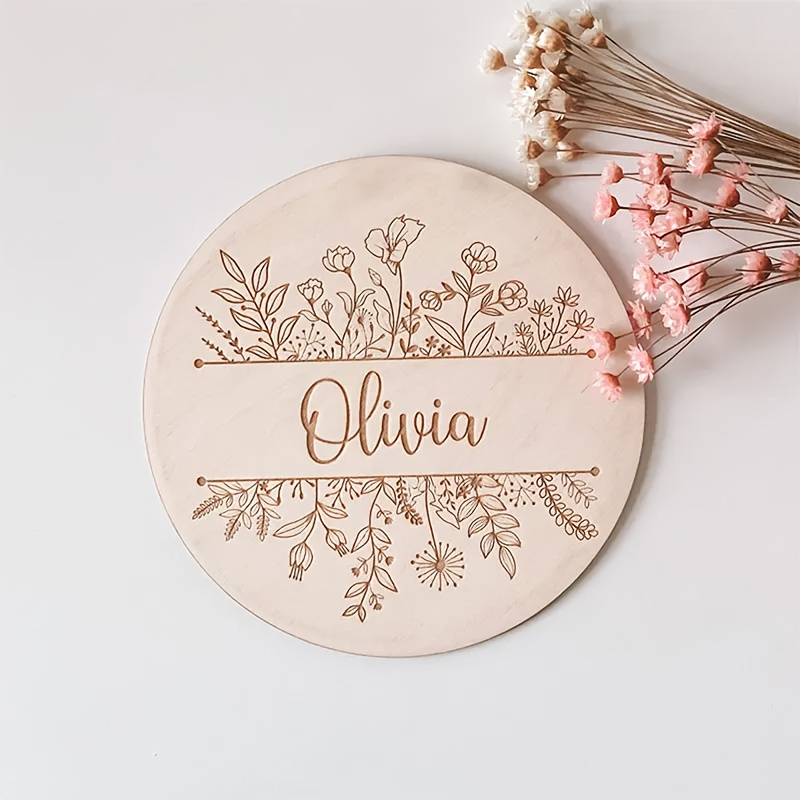 Personalized Floral Engraved N - Interior Design Names 评论和价格