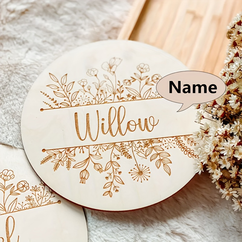 Personalized Floral Engraved N - Interior Design Names 评论和价格