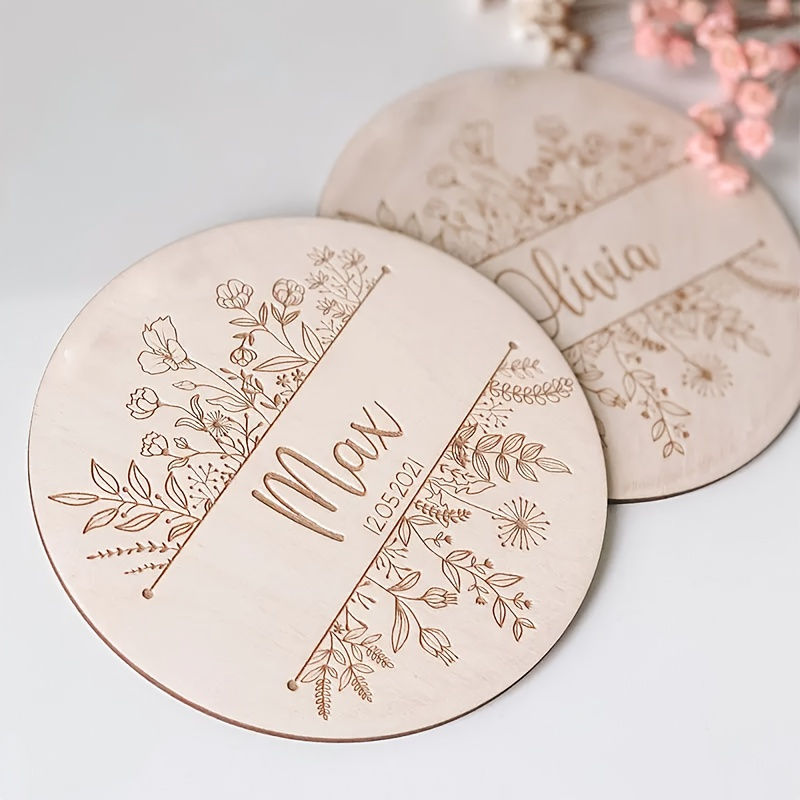 Personalized Floral Engraved N - Interior Design Names 评论和价格