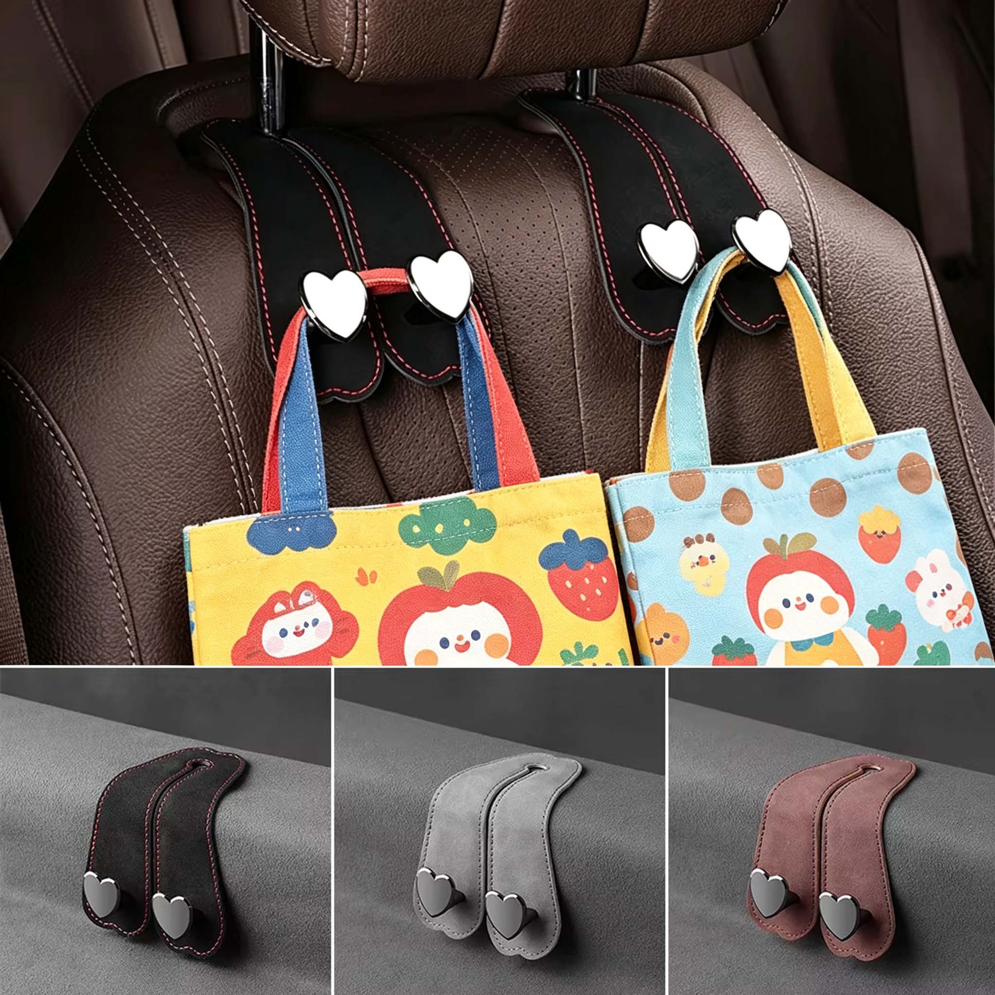 Car Seat Headrest Hooks with H - Interior Design Degree 评论和价格