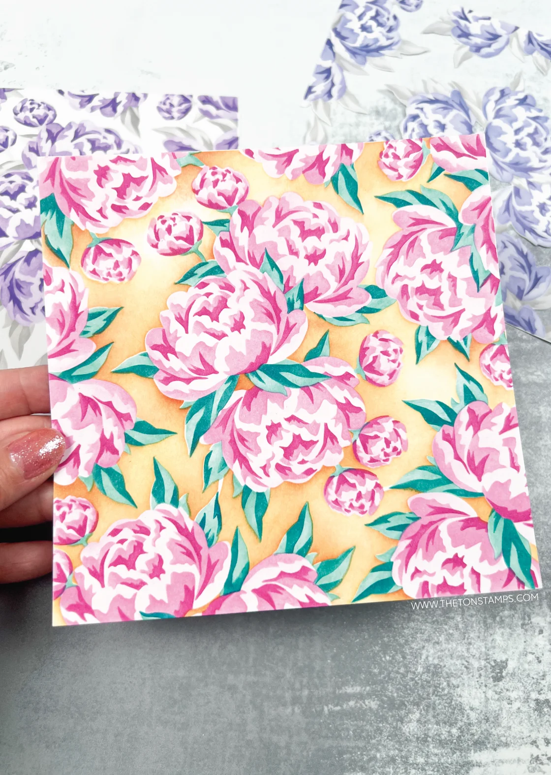 Peony Flower Mini Happy Pansy  - Interior Design Paper 评论和价格