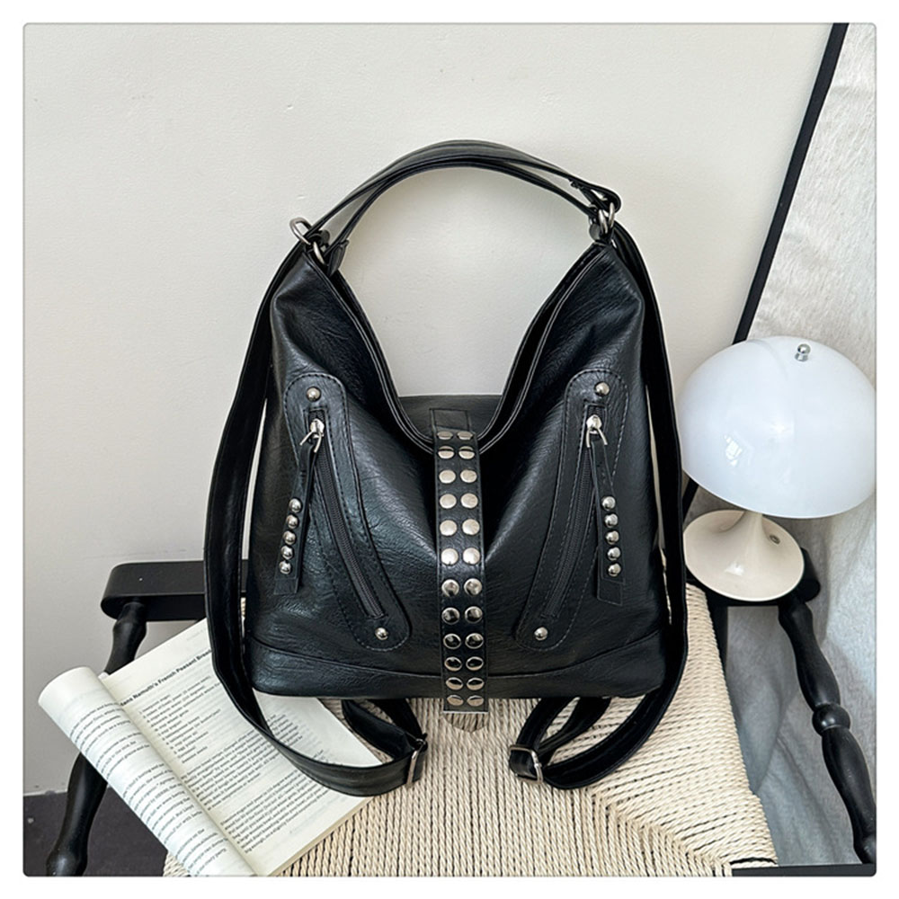 Women's Rivet Design Handbag S - Interior Design Simple 评论和价格