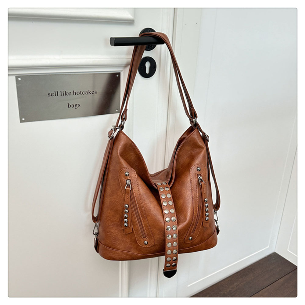 Women's Rivet Design Handbag S - Interior Design Simple 评论和价格