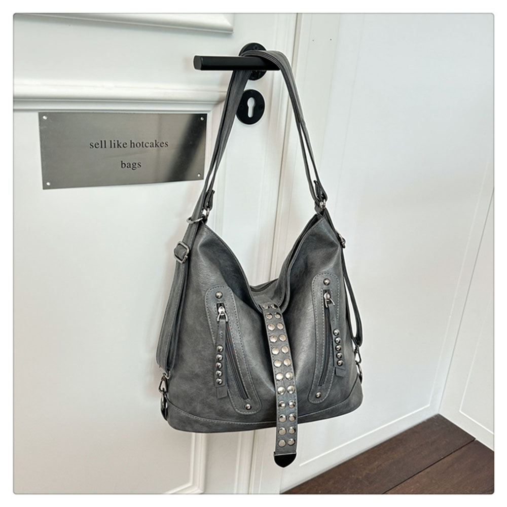 Women's Rivet Design Handbag S - Interior Design Simple 评论和价格