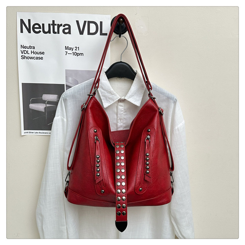 Women's Rivet Design Handbag S - Interior Design Simple 评论和价格