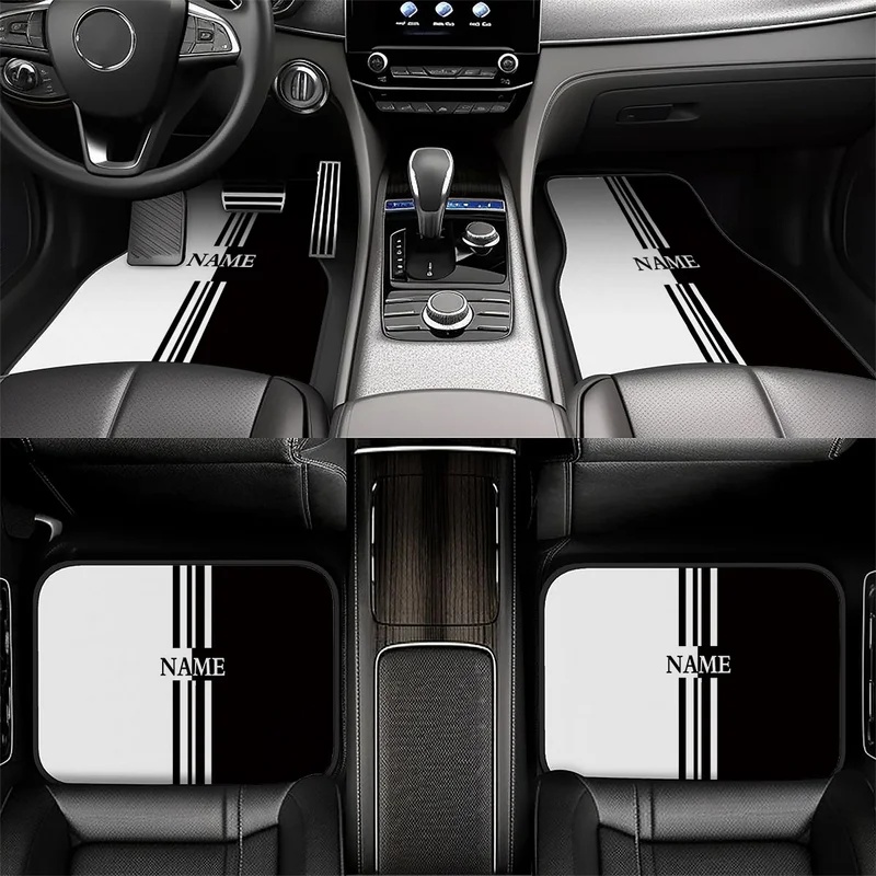 4pcs Customizable Name Car Flo - Interior Design Name 评论和价格