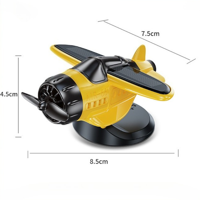 Solar-powered Airplane Ornamen - Interior Design Degree 评论和价格