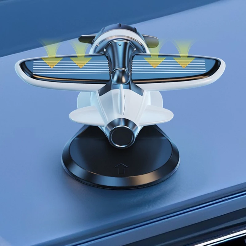Solar-powered Airplane Ornamen - Interior Design Degree 评论和价格