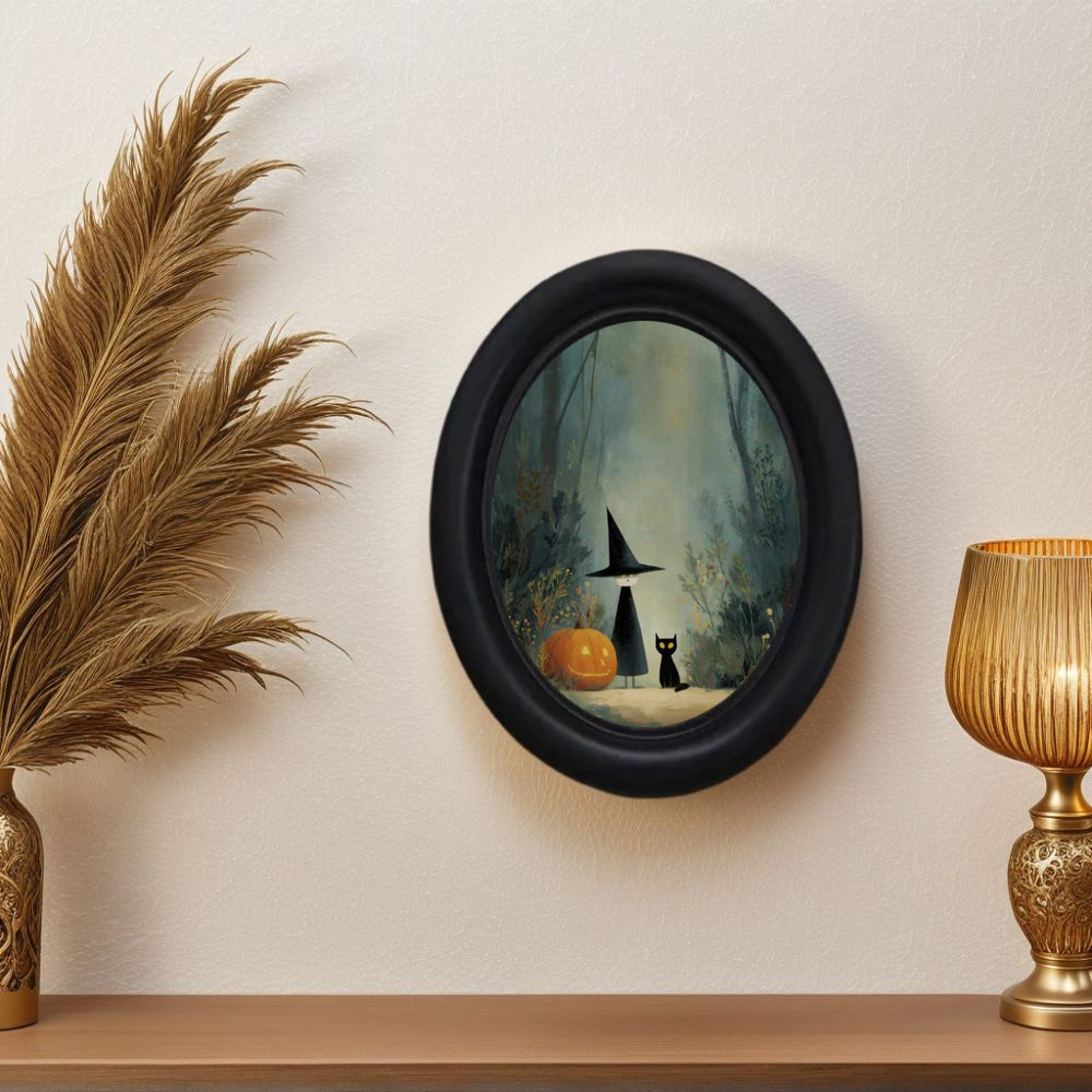 A 3D Vintage Halloween Witch a - Interior Design Paper 评论和价格