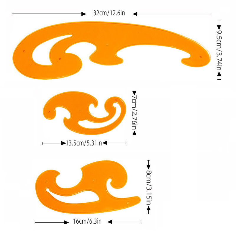 3pcs Curve Board 3-Piece Set S - Interior Design Layout 评论和价格