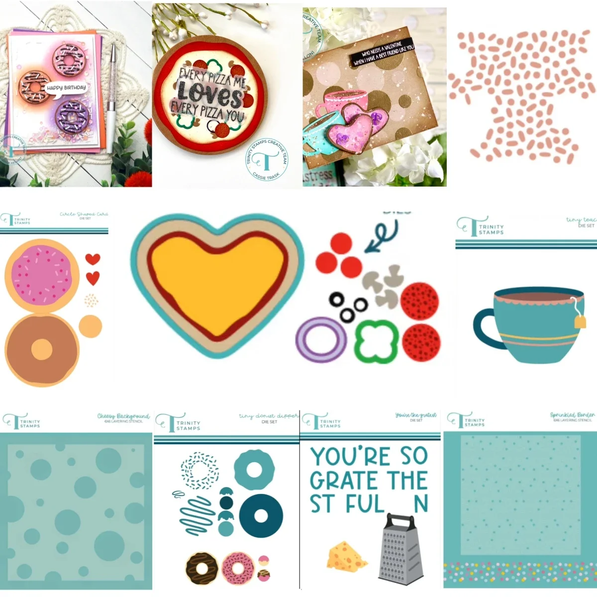 Hearts Pizza Metal Cutting Die - Interior Design Paper 评论和价格