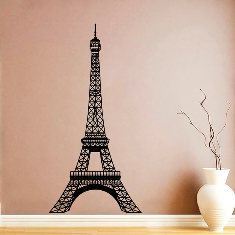The Eiffel Tower Vinyl Sticker - Interior Design Layout 评论和价格