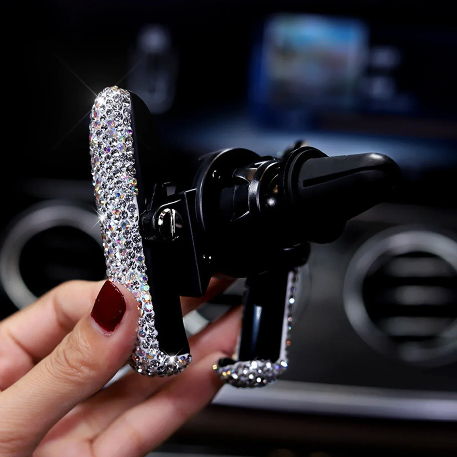 New Car Phone Holder Diamond C - Interior Design Texture 评论和价格