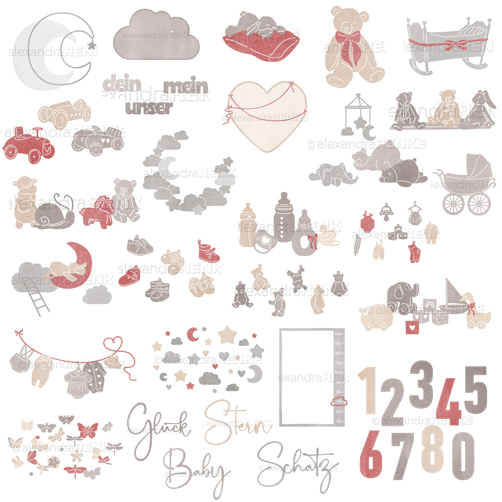 Piggy Craft metal cutting dies - Interior Design Paper 评论和价格