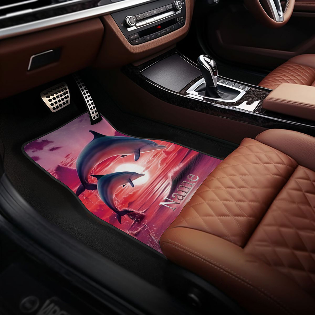 4pcs Customizable Car Floor Ma - Interior Design Name 评论和价格
