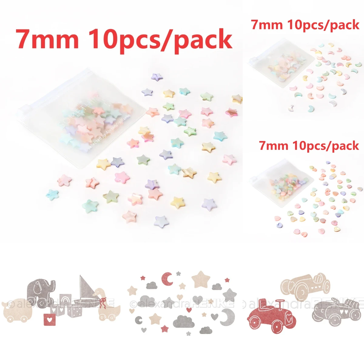 Star Moon Cloud Stamps 2026 Ne - Interior Design Paper 评论和价格