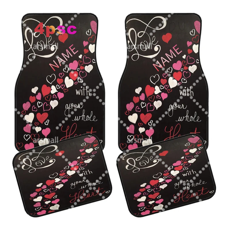 4pcs Customizable Name Car Flo - Interior Design Name 评论和价格