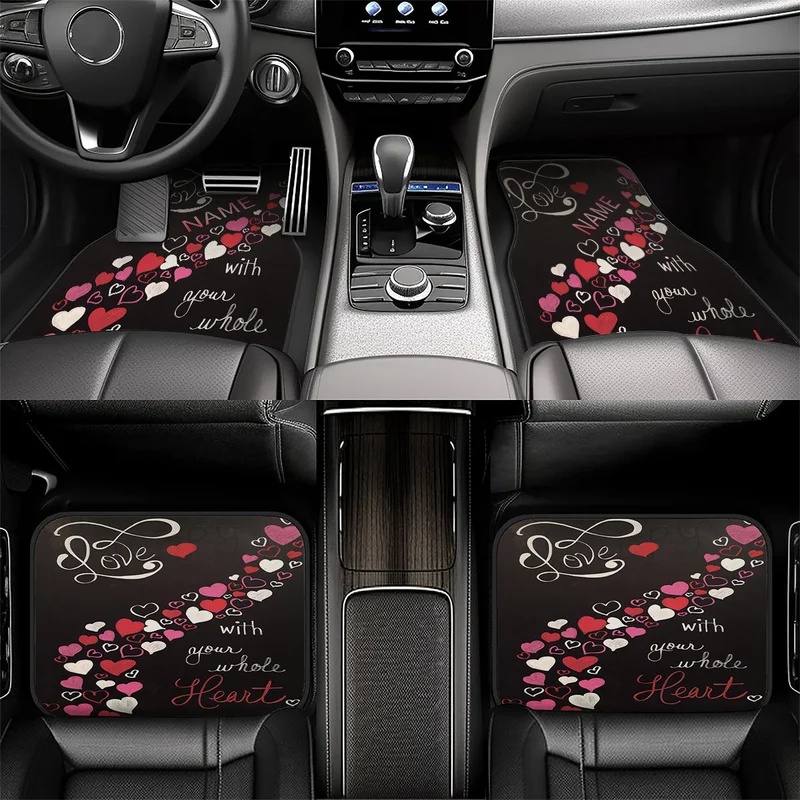 4pcs Customizable Name Car Flo - Interior Design Name 评论和价格