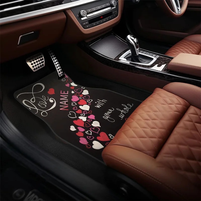 4pcs Customizable Name Car Flo - Interior Design Name 评论和价格